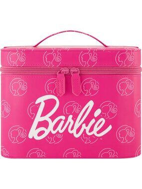 Large Pink Makeup Bag for Women - Stylish Organizer for Cosmetics & Essentials